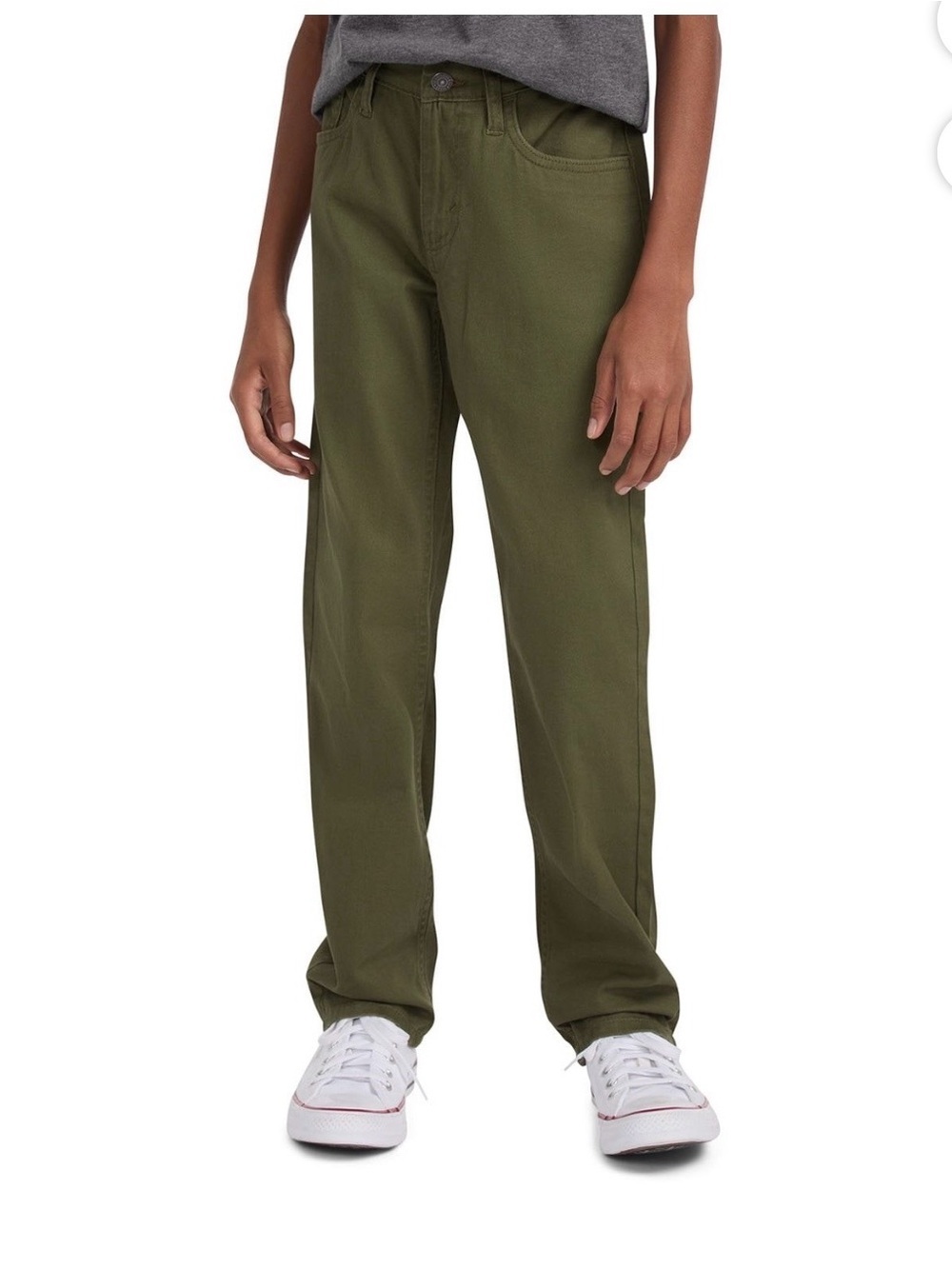Levi's Boy's 511 Slim Flex Stretch Olive Green Jeans